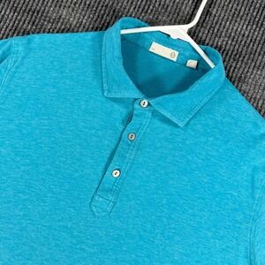 Tasc Performance Polo Shirt Mens XL Extra Large Blue Short Sleeve Casual Golf